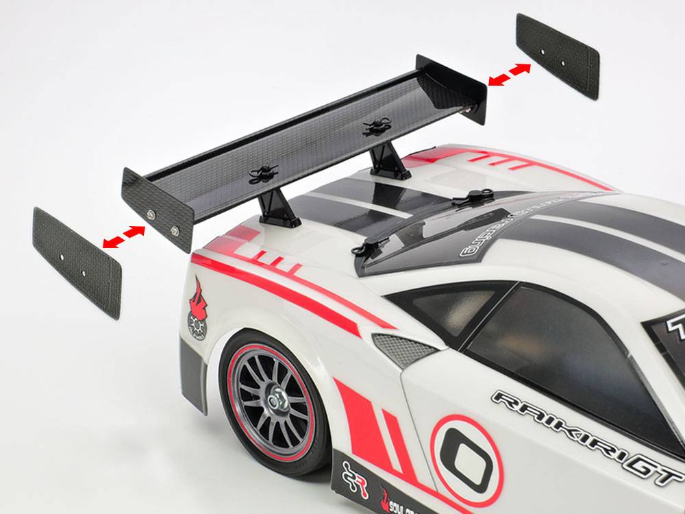 Tamiya Racing Wing Set 3 (Motif carbone) - 22015