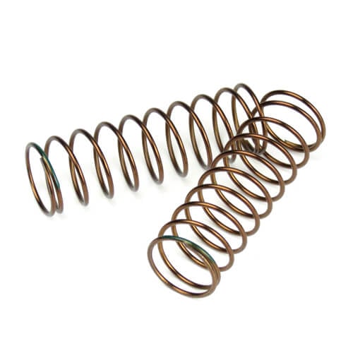 Tekno Shock Spring Set (rear, 1.3x10.5, 2.61lb/in, 63mm, green) - TKR7244
