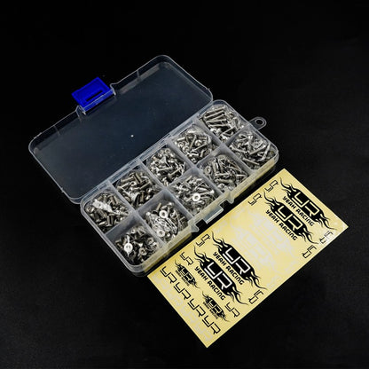 Assortiment de vis en acier inoxydable (400 pièces) avec mini-boîte