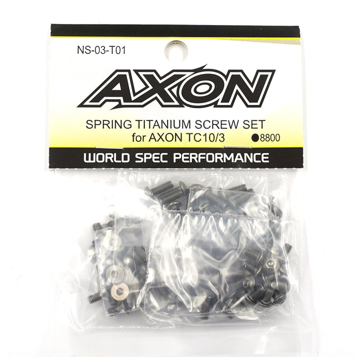 Axon SPRING TITANIUM SCREW SET for AXON TC10/3 (1 SET) NS-03-T01