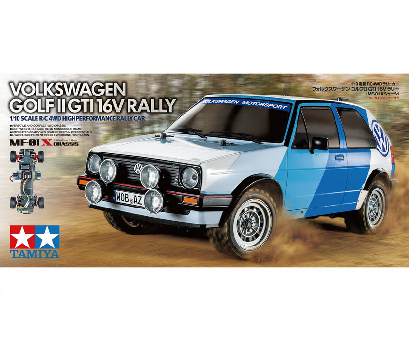 Tamiya VW Golf MK2 GTI 16V Rally 1/10 M-Chassis MF-01X - 58714A (without ESC)