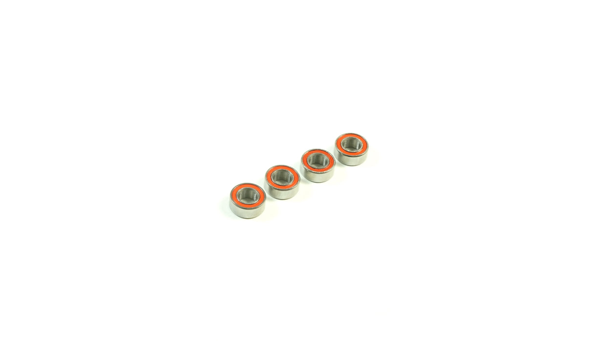 SWORKz Ball Bearing 5x10x4mm (Red Rubber Case) (4) 116010R