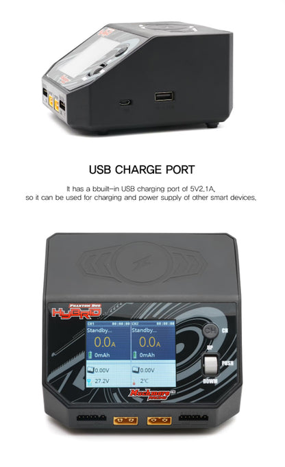 Chargeur CA/CC hybride MUCHMORE Phantom Duo