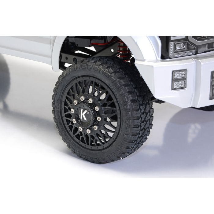 Ford F450 SD  1/10 RTR Silver Mercury