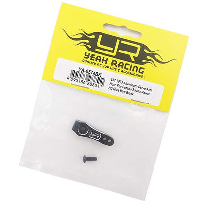 25T 7075 Aluminum Servo Arm Horn Crawler For Futaba Savox Black