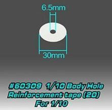 Blitz Titan Reinforcement Rings for 1/10 Body Holes (20)