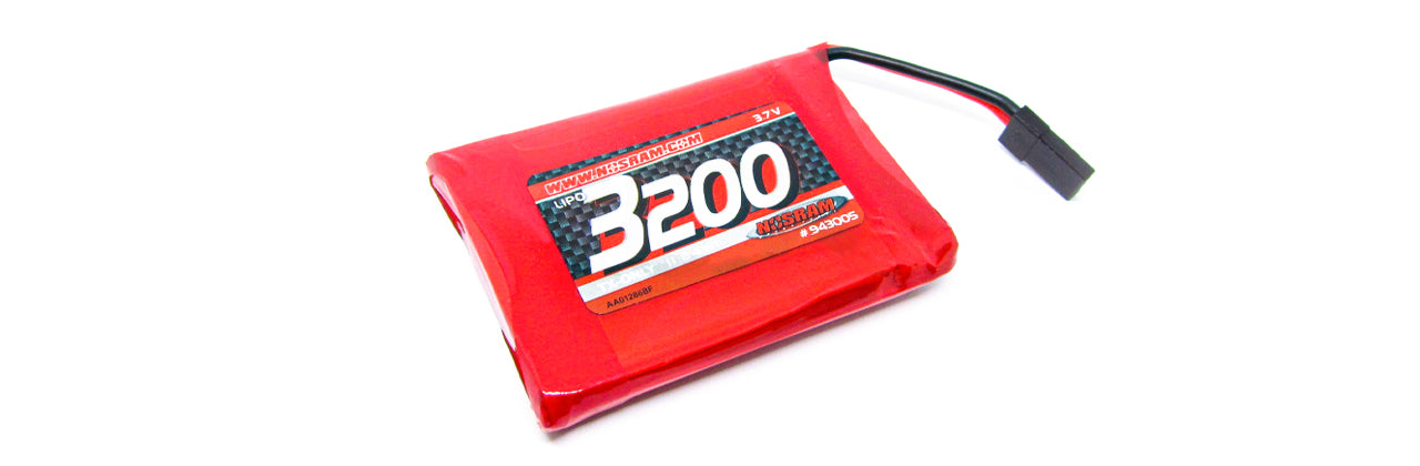 Nosram Sender LiPo Akku für SANWA MT-44 / MT-5 - 3.7V - 3200mAh - 943005