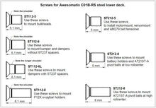 Awesomatix A800R Schrauben Set für Stahl Cassis - SS-SC - RCXX - RC Racing Shop | RC Models | Tuning & Spare Parts for Professionals