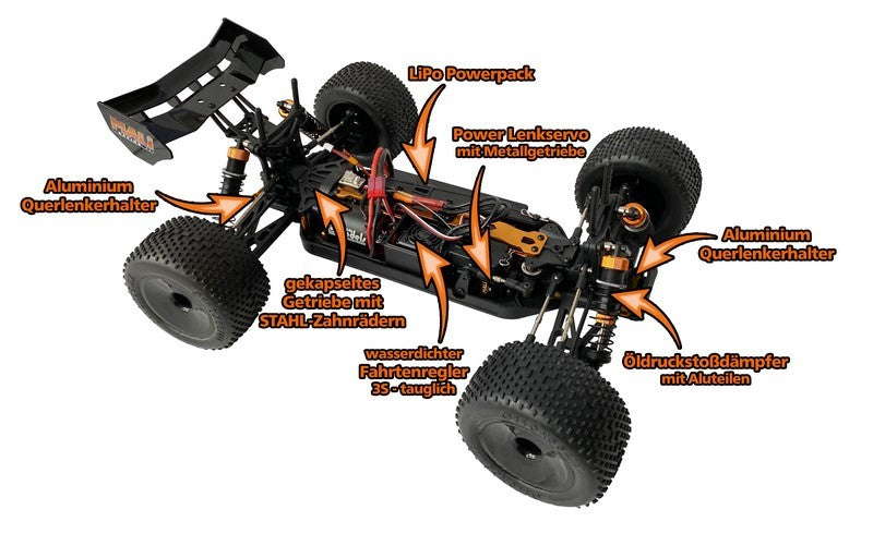 DF-Models Fighter Truggy 5 Truggy Brushless RTR