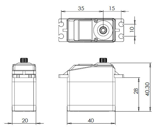 MKS Servo DS1210 (0.12s/10kg/6.0V)