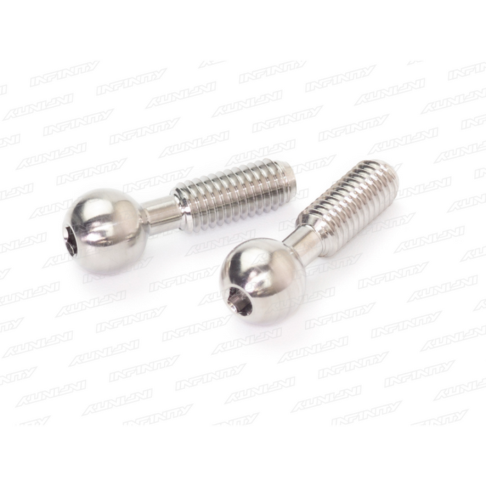 Infinity TITANIUM BALL SCREW SET - 8MM FRONT (2) G145