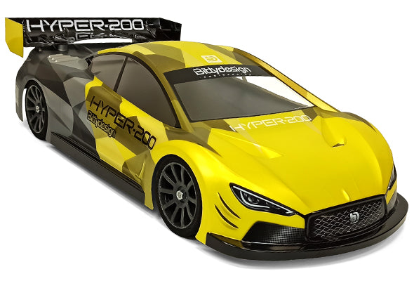 Bittydesign HYPER-200 1/10 IC Nitro Body - 200mm - BDTC-200HYP