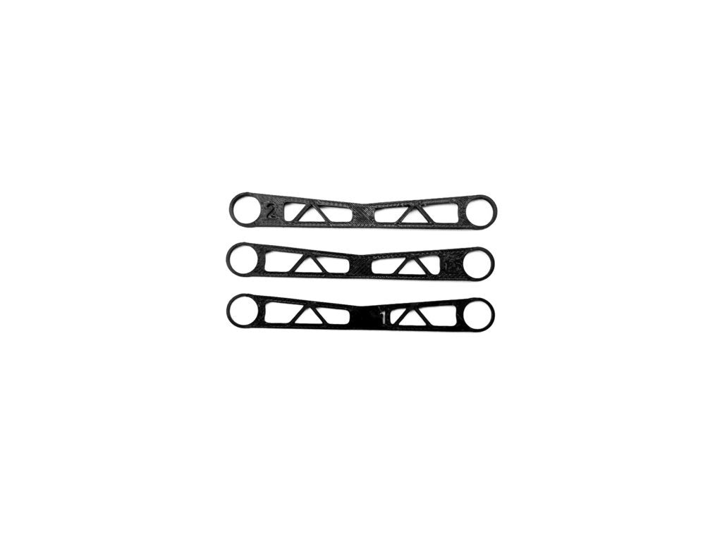 MXLR Spacer set for A12 WC Edition FlexBumper - RCXX - rc racing for professionals