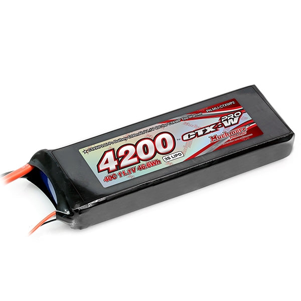 MUCHMORE CTXWP2 Li-Po Battery 4200mAh/11.1V 40C for CTXWP Tire Warmer (1) MLI-CTXWP2