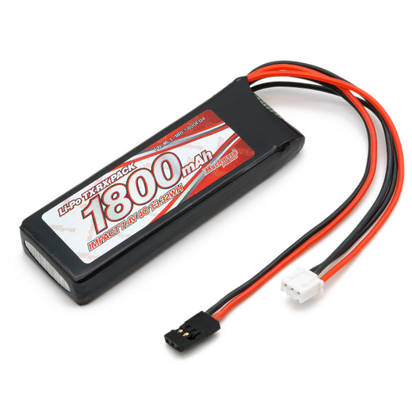 MUCHMORE IMPACT Li-Po Battery 1800mAh/7.4V 4C Flat (1) MLI-MRF1800FD4