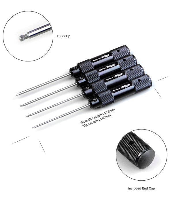 MUCHMORE HISS Tip Ball Type Allen Wrench 1.5x100mm (1) MR-HAW15BP