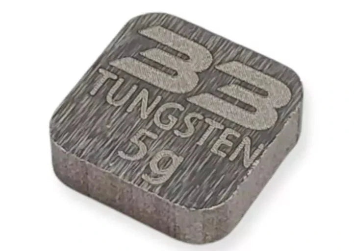 MR33 Tungsten (tungsten) weight 10 x 10 x 3mm - 5g