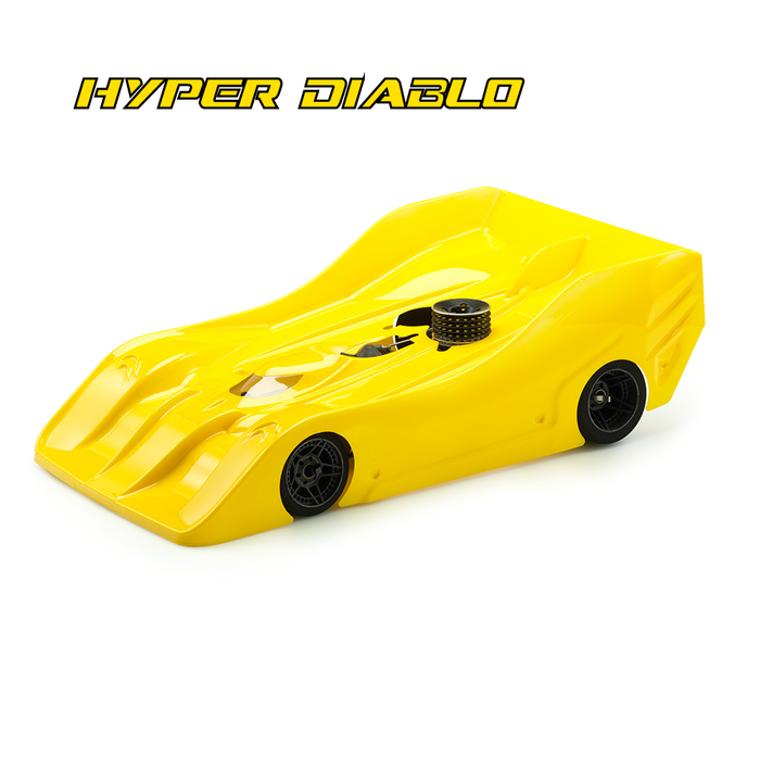 Xtreme R18 HYPER DIABLO PRECUT INFINITY IF18 1/8 Scale Onroad Nitro Competition Body Shell - Light 1.0mm - MTB0423-10CI