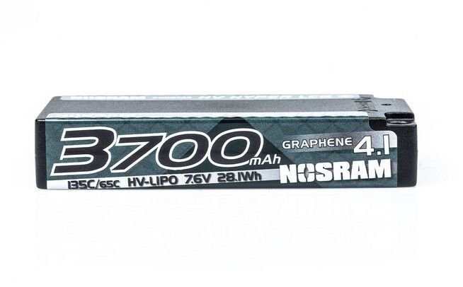 Nosram Graphene-4.1 3700mAh 7.6V 135C/65C HV Hyper LCG Stock Spec Shorty LiPo Akku - 155g - 999743