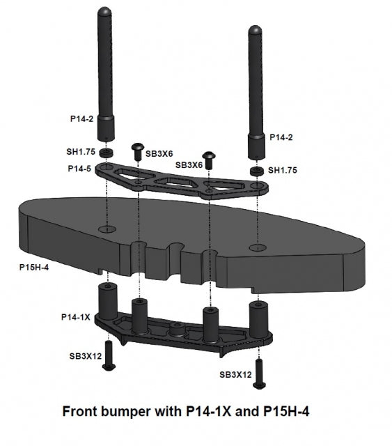 Awesomatix Lower Bumper (1) P14-1X