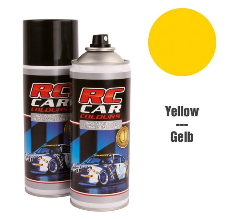 RC Car Colors BONI YELLOW 019 Lexan Color Spray 150ml - PRC00019