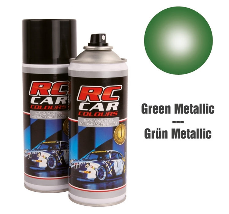 RC Car Colors METALIC GREEN 934 Lexan Color Spray 150ml - PRC00934