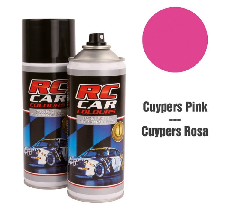 RC Car Colors FLUO PINK 009 Lexan Color Spray 150ml - PRC01009