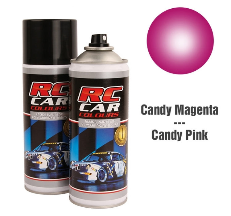 RC Car Colors CANDY MAGENTA 022 Lexan Color Spray 150ml - PRC01022