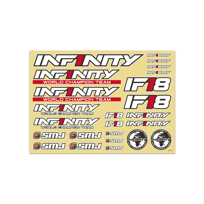 Infinity IF18 DECAL WHITE (1) R8035