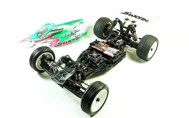 Sworkz S12-2D EVO 1/10 Electric 2WD Buggy Offroad Competition Chassis Kit (Dirt Edition) - SW910033DE