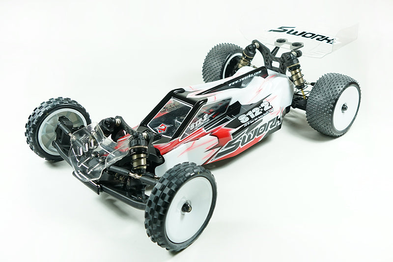 Sworkz S12-2C EVO 1/10 Electric 2WD Buggy Offroad Competition Chassis Kit (Carpet Edition) - SW910033CE