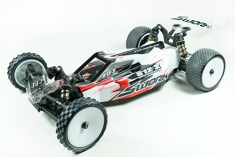 Sworkz S12-2C EVO 1/10 Electric 2WD Buggy Offroad Competition Chassis Kit (Carpet Edition) - SW910033CE