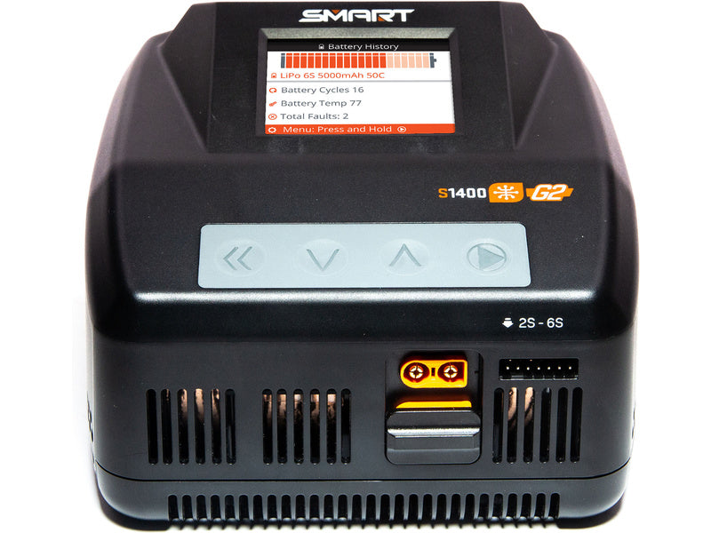 Spektrum Smart S1400 G2 AC Charger 20A 400W - SPMXC2040I - RCXX - RC Racing Shop | RC Models | Tuning & Spare Parts for Professionals