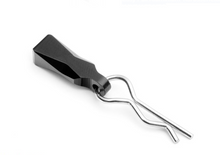 Easy Pull Aluminum Body Clips Black 1:10 (6 pieces)