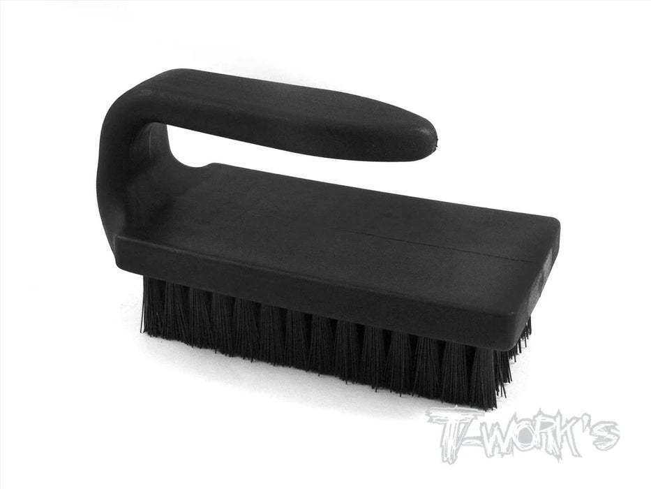 T-Works TA-065 Board Cleaning Nylon Bristle Brush Black - LARGE (1)