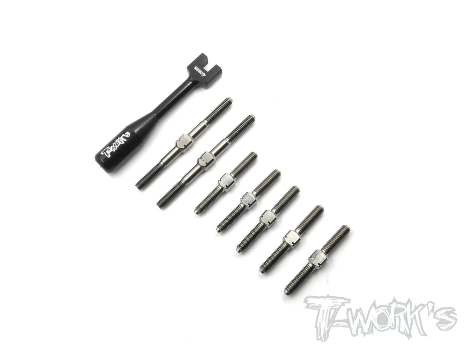 T-Works TB-142 64 Titanium Turnbuckle Set for INFINITY IF14 / IF14-2 / TE