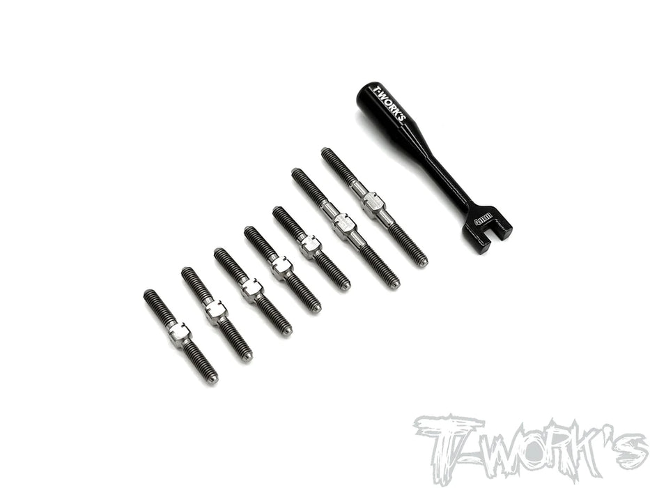 T-Works TB-226 64 Titanium Turnbuckle Set for Xray Xray T4'21