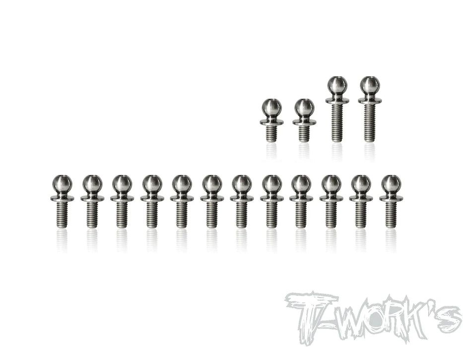 T-Works TP-128 64 Titanium Ball End set for SWORKZ S14-3