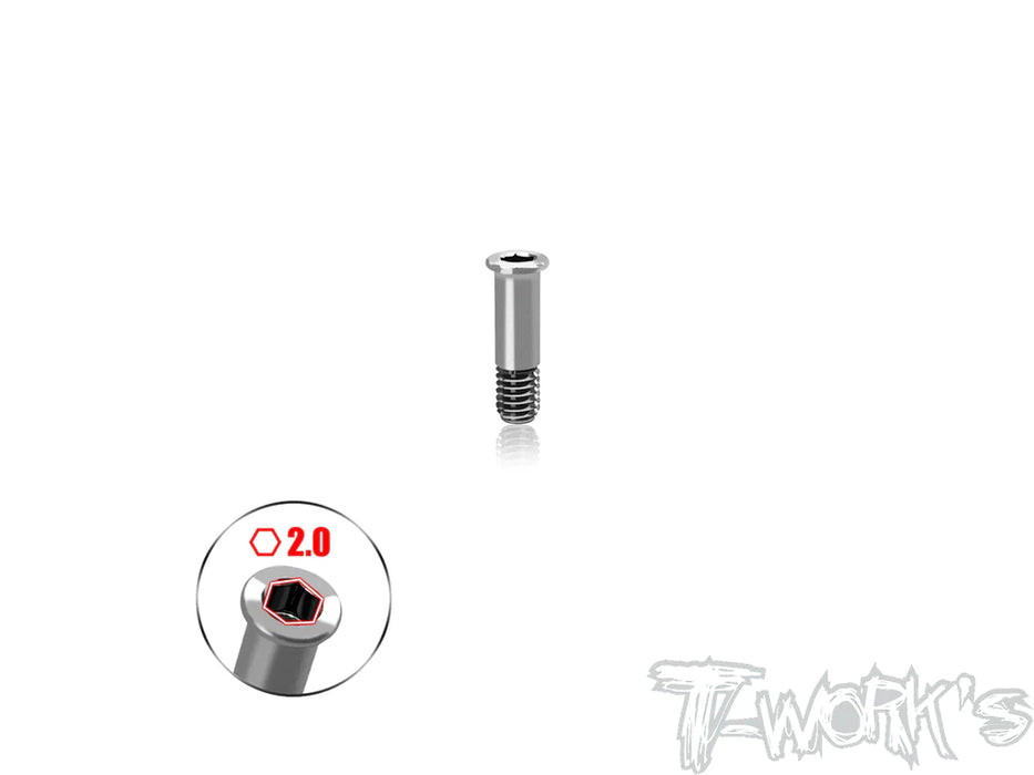 T-Works TP-800R-D 64 Titanium Belt Tension bearing screw for Awesomatix A800R - 1pcs.