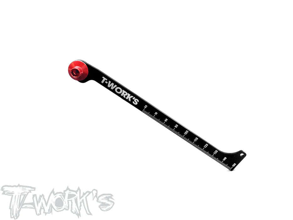 T-Works TT-035-L Shock Stroke and Rebound Gauge 60-150mm - for 1/8 Buggy