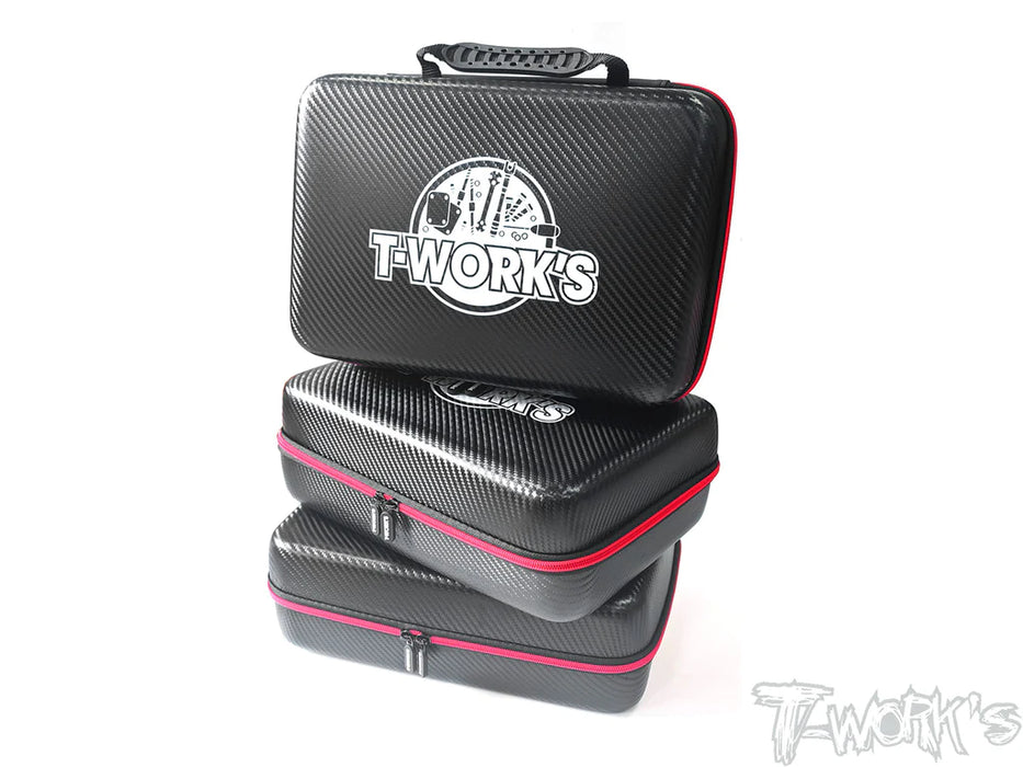 T-Works TT-075-C Compact Hard Case Parts Bag L (1) 33x23x10cm