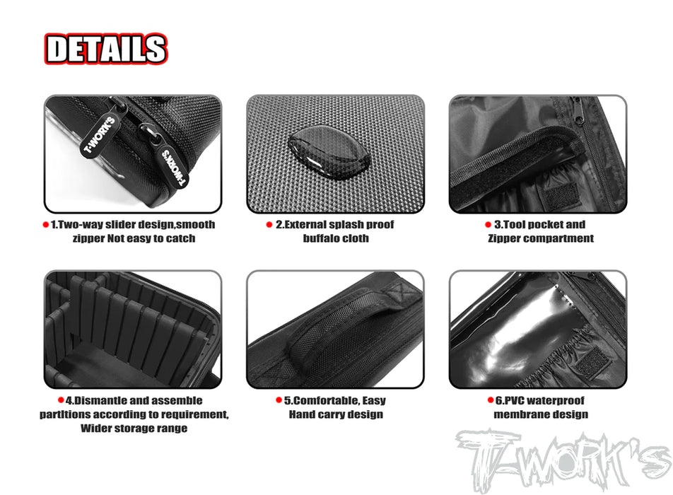 T-Works TT-075-F Hard Case Parts Bag (Hard Separator) (1)