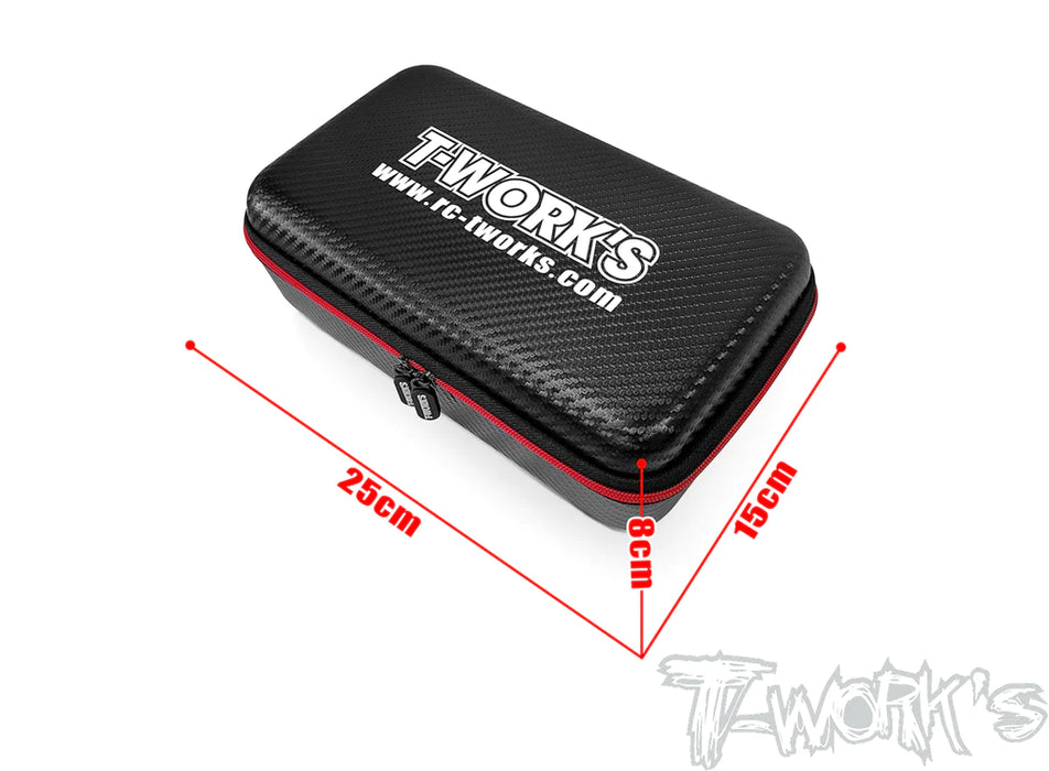 T-Works TT-075-K Compact Hard Case Parts Bag M (1) - 25*15*8cm