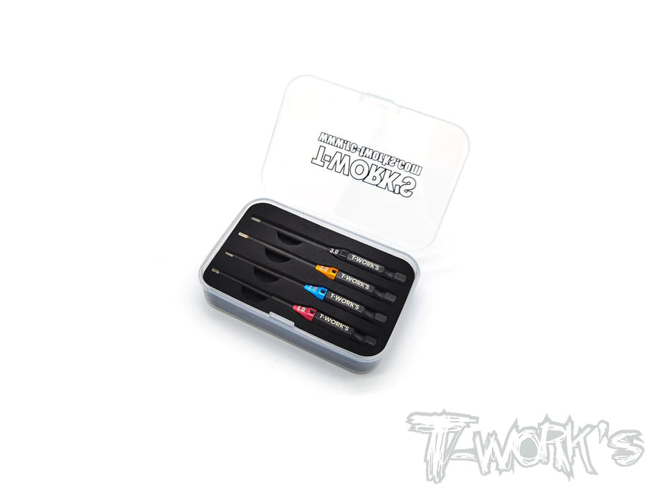 T-Works TT-079 T-Work's Power Tool Hex Tip SET - 1.5, 2.0, 2.5, 3mm