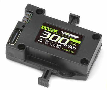 Batterie Veko LiPo 300 (3,7 V 20C) Mini SC