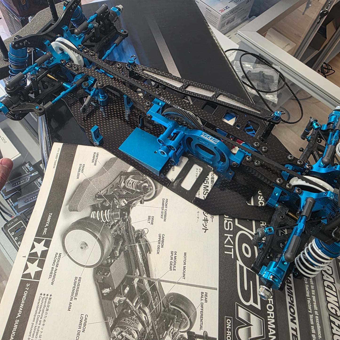 PRE-OWNED Tamiya TRF TA05 MS 1/10 Racing Chassis Kit