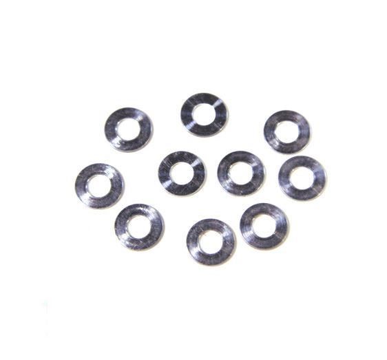 Awesomatix 6x3x0.5mm Spacer Silver (10) SH0.5