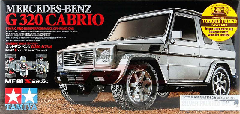 Tamiya 1/10 Mercedes-Benz G320 Cabrio (painted) MF-01X - 58635