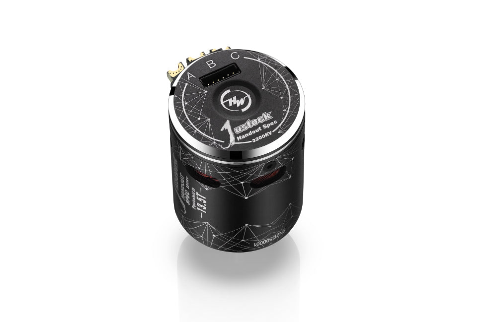 Hobbywing XeRun Justock 21.5T "Handout" Spec 2100KV Motor - Black - RCXX - rc racing for professionals