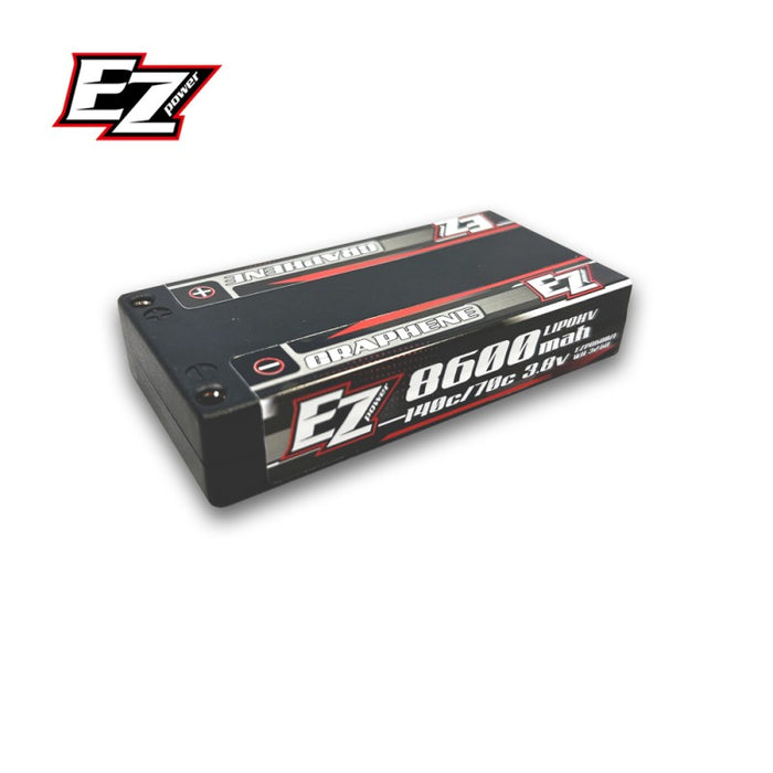 EZ POWER LIPO 8600MAH 3.8V 1S 140/70C HV GRAPHENE - 4MM